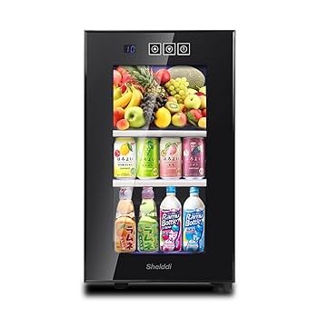 ♥小型冷蔵庫♥23L 静音 ミニ電子冷蔵庫 温度設定5-18℃ 一人暮らし Amazon | Shelddi 小型冷蔵庫 23L 静音 おしゃれ 省エネ ミニ